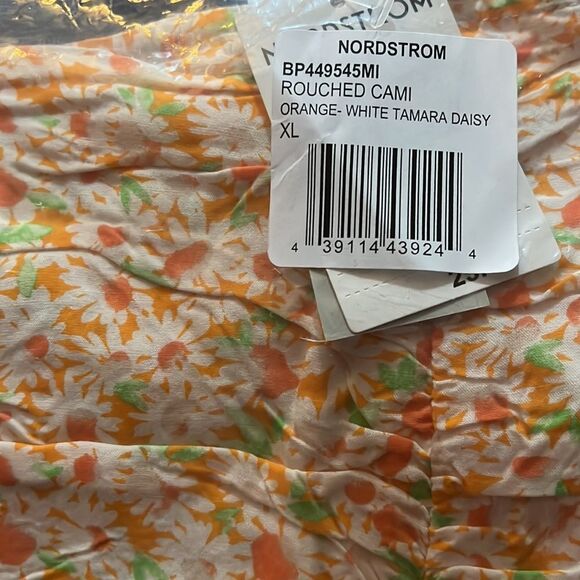 NWT BP Floral Ruched Cami Sz XL - Picture 2 of 3
